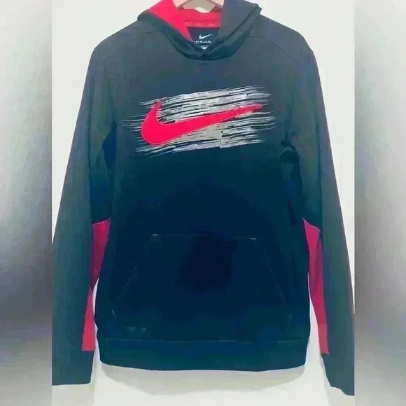Nike Therma-FIT, Men’s Size Medium, (Women’s Size L), Pullover Hoodie, Black - Picture 2 of 14